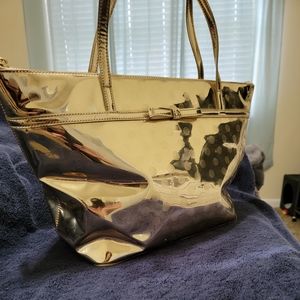 Kate spade metallic gold tote bag